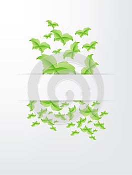 Green Butterfly Leaf Concept