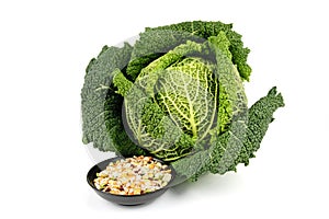 Green Cabbage and Soup Pulses