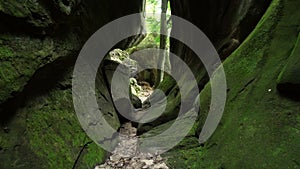 Green Canyon in the Carpathian mountains