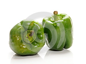 Green capsicum photo