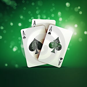 Green Card Game: Exciting Chance at Jackpot with Poker and Casino Entertainment generated by AI tool