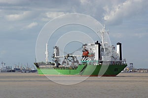 Green Cargo Ship