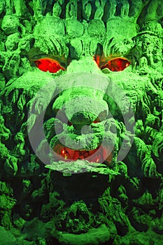 Green cave god