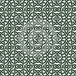 Green celtic pattern