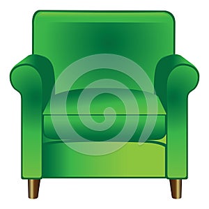 Green chair
