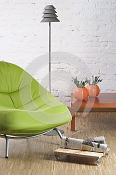 Green chair