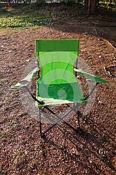 Green chair