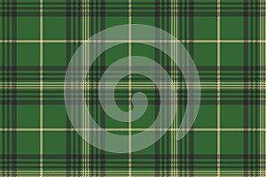 Green check plaid tartan seamless pattern