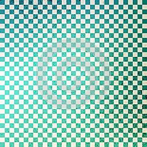 Green Checkered Grunge