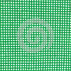 Green checkered tablecloth background texture