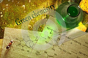 Green chemistry with reaction formula