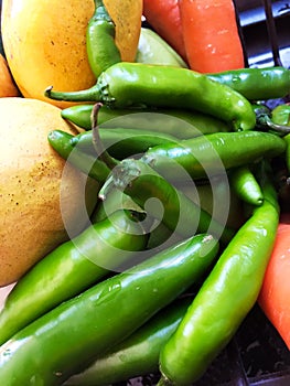 Green chile readu for salsa