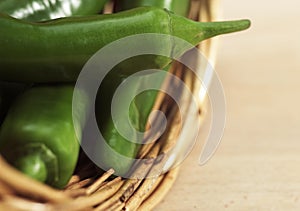 Green Chili Pepper, capsicum annuum