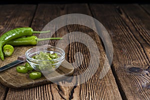 Green Chilis (cutted)