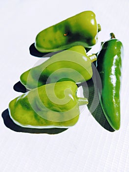 Green chilli chilly pepper hari mirch chillies hareemirach piment vert spicy vegetable ingredient raw food closeup  photo