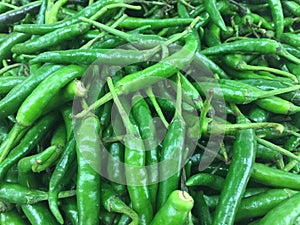 Green chillies