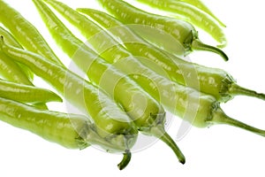 Green Chillies Isolated