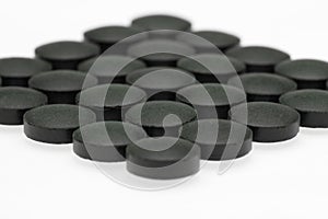 Green chlorella tablets