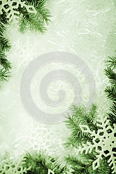 Green christmas background