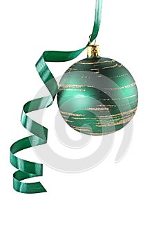Green Christmas ball