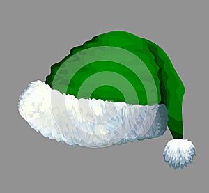 Green Christmas hat