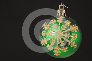 Green Christmas ornament