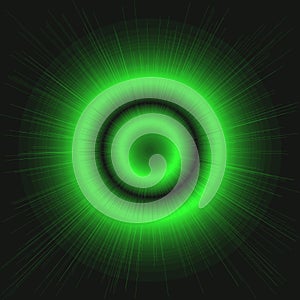 Green circles Background