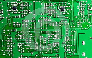 The green circuit board