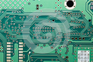 Green circuit board without components