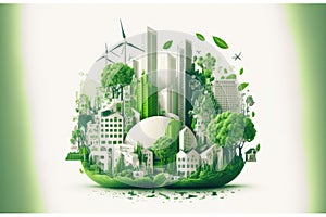 The Green City of Tomorrow: A Sustainable Vision for Our Future. Generative Ai