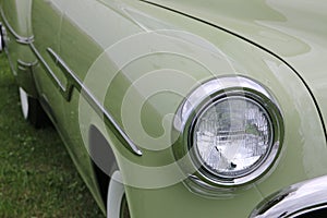 Green Classic Car