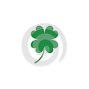 Green Clover Leaf  icon Template