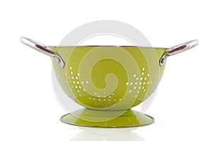 Green colander