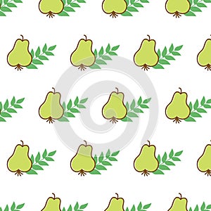 Green color Apple Vector Background