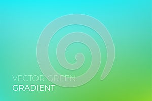 Green color gradient background vector backdrop design template eco nature ecology