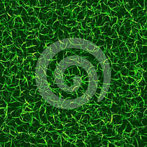 Green color grass vector background. Fresh spring lawn vector illustration.