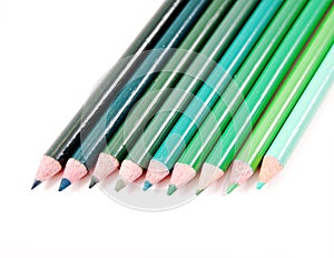 Green Color Pencils