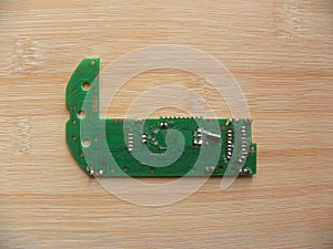 Green color printed circuit board