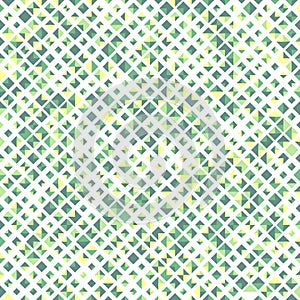 Green color seamless pattern with rhombuses, abstract design geometrical