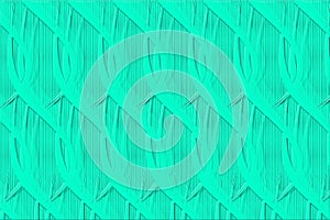 Green color wall embossing abstract design photo