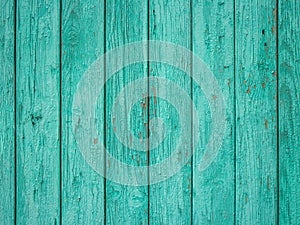 Green colored old wood plank texture background