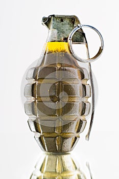 Green combat pineapple grenade