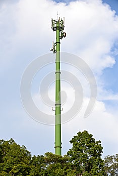 Green communication towers