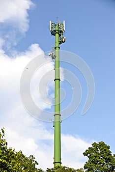 Green communication towers