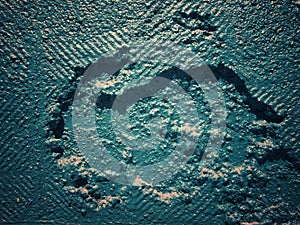 Green concreat wall abstract background and texture