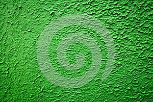 Green textured concrete wall background