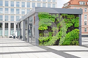 Green cooling air wall cleaning facade vertical gardening eco friendly city modern architecture design