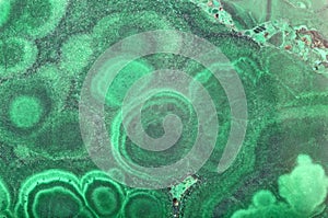 Green copper ore macro texture