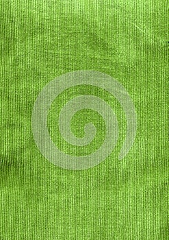 Green Corduroy Fabric Detail