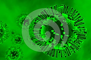 Green Coronavirus  photo